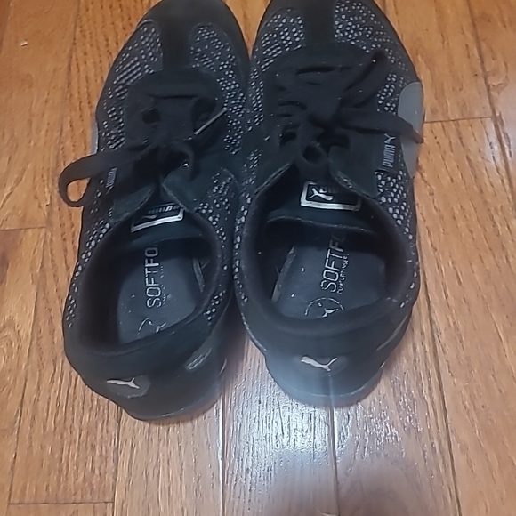 Puma Men's Black and Gray Sneakers - Picture 3 of 5